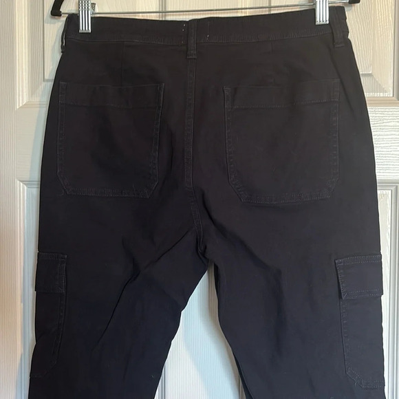 J. Crew women’s blue chino high rise cargo pants size 28 - Picture 6 of 9
